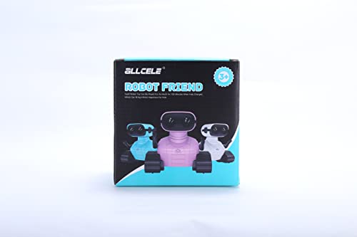 Rechargeable RC Robot Toy - LED Eyes & Music!