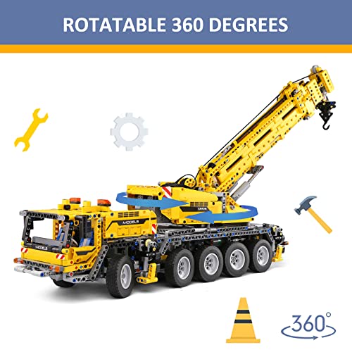 Julvo 13107 Crane Truck Building Kit - Remote Controlled