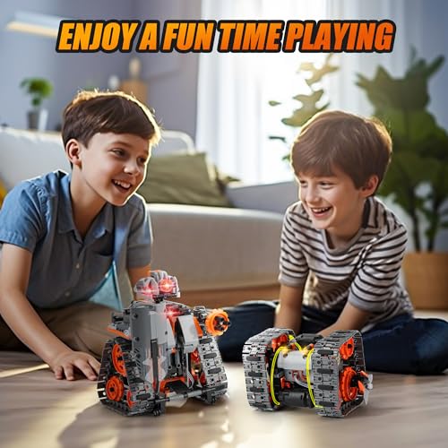 Sillbird Technic Tank Building Set: Remote Controlled Robot