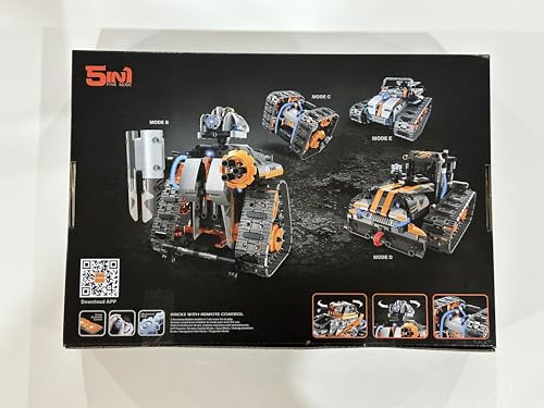 Sillbird Technic Tank Building Set: Remote Controlled Robot