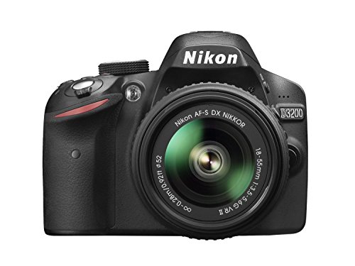 Nikon D3200 DSLR with 18-55mm Lens - Black