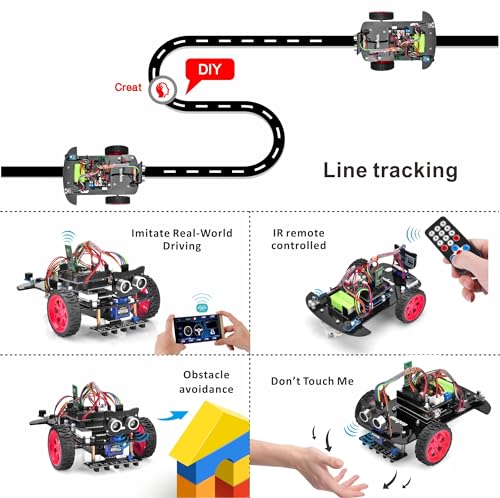 OSOYOO Model 3 Robot Car: DIY Kit for Arduino
