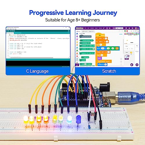 SUNFOUNDER Arduino Starter Kit: 192 Items, 87 Projects