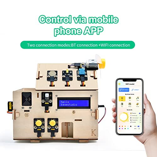 KEYESTUDIO Smart Home Starter Kit with Arduino ESP32