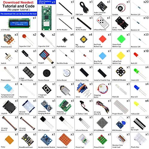 Freenove Ultimate Starter Kit for Raspberry Pi Pico W