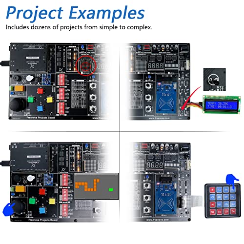 Freenove Projects Kit: Arduino-Compatible with 46 Projects