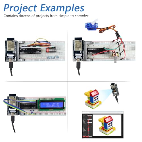 ESP32-WROVER Starter Kit: Camera, Python, 536-Pg Tutorial (173 Items)