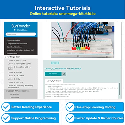 Ultimate Arduino Starter Kit: 42 Online Tutorials Included