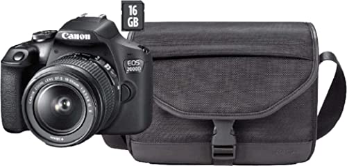 Canon EOS 2000D Camera Kit + Accessories - Black