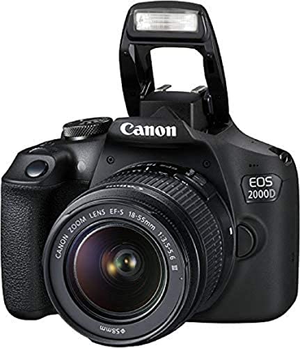 Canon EOS 2000D Camera Kit + Accessories - Black