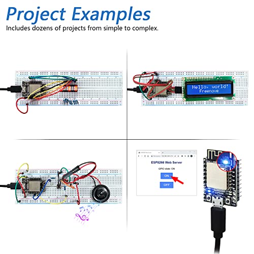 Super Starter Kit for ESP8266 with Wi-Fi