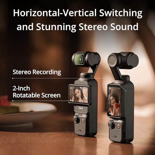 Portable DJI Osmo Pocket 3 with 4K Video