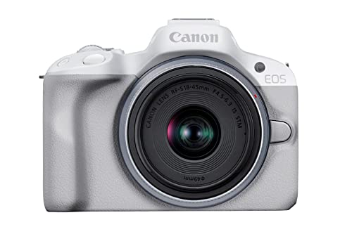 Canon EOS R50 Mirrorless Camera with RF-S 18-45mm Lens