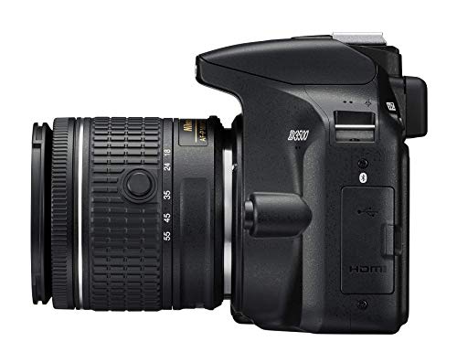 Black Nikon D3500 + AF-P DX 18–55 VR Kit