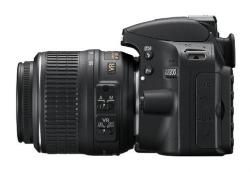 Nikon D3200 SLR Camera with 18-55mm Lens - Black