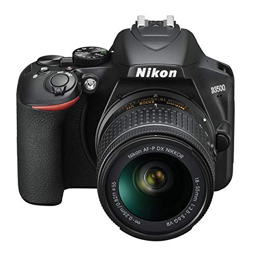 Black Nikon D3500 + AF-P DX 18–55 VR Kit
