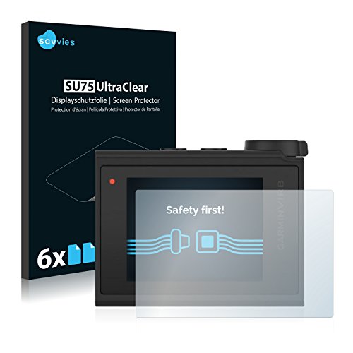 6-Pack Clear Screen Protector for Garmin Virb Ultra 30