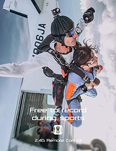 Apexcam 4K Action Camera with 170° Wide-Angle