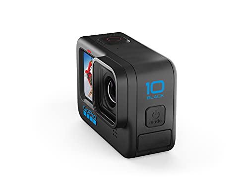 GoPro HERO10 Black - Waterproof Action Camera with LCD Screens