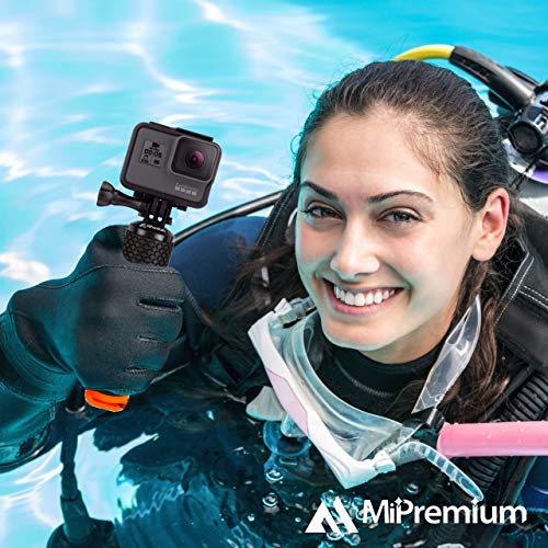 Waterproof Floating Hand Grip for GoPro Cameras (Orange)