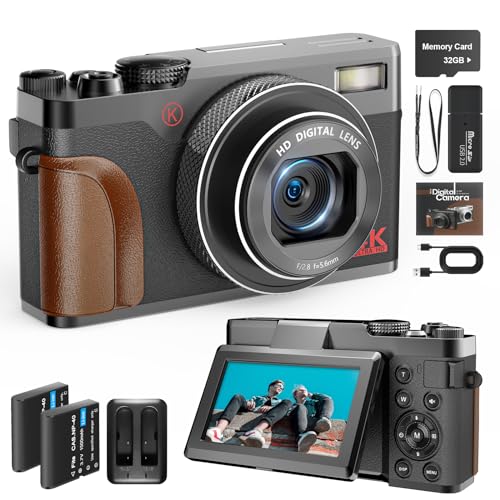 4K 56MP Vlogging Camera with 16X Zoom