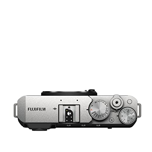 Silver FUJIFILM X-E4 Mirrorless Digital Camera