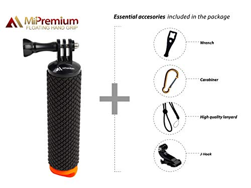 Waterproof Floating Hand Grip for GoPro Cameras (Orange)