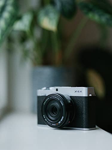 Silver FUJIFILM X-E4 Mirrorless Digital Camera