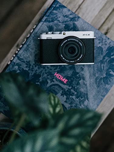 Silver FUJIFILM X-E4 Mirrorless Digital Camera