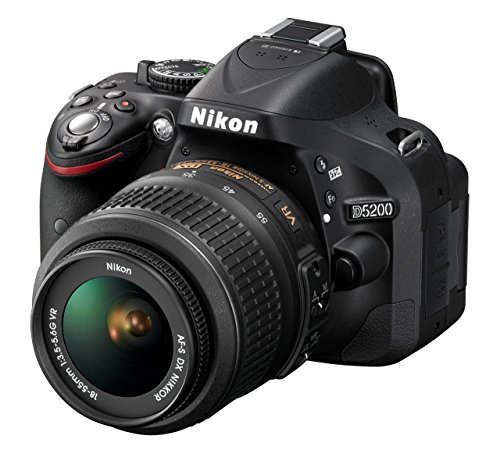 Nikon D5200 SLR Camera 18-55mm VR Lens - Black (24.1MP)