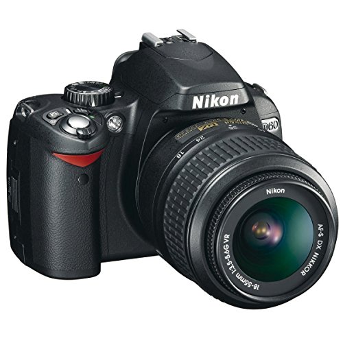 Nikon D60 DSLR Camera - Black (18-55mm VR)