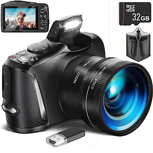 Beginner-friendly 4K Camera with Wide & Macro Lens