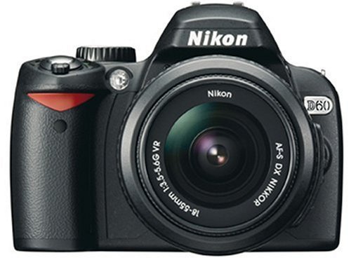Nikon D60 DSLR Camera - Black (18-55mm VR)