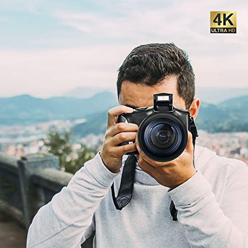 Beginner-friendly 4K Camera with Wide & Macro Lens