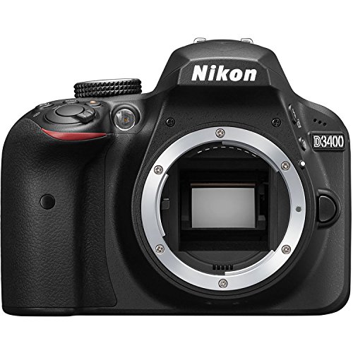 Nikon D3400 24.2MP SLR Camera & Lens Kit - Black