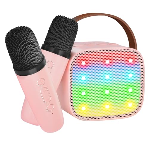 Ankuka Bluetooth Karaoke Machine with Wireless Microphones