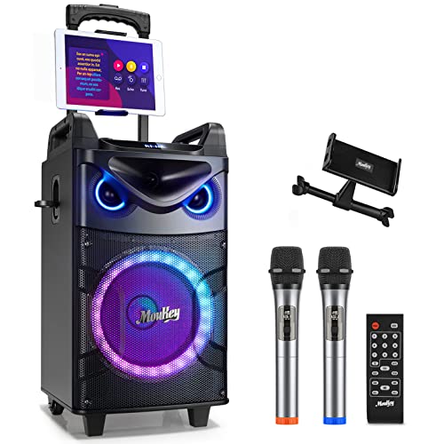 Moukey Karaoke System with 10" Subwoofer and Bluetooth