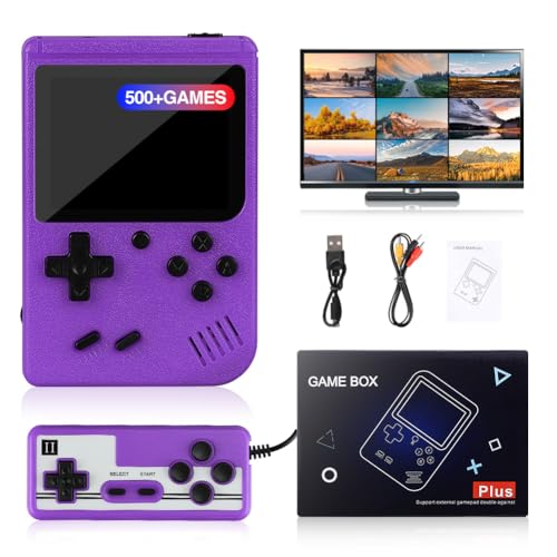 Retro Handheld Game Console, 500+ Classic Games