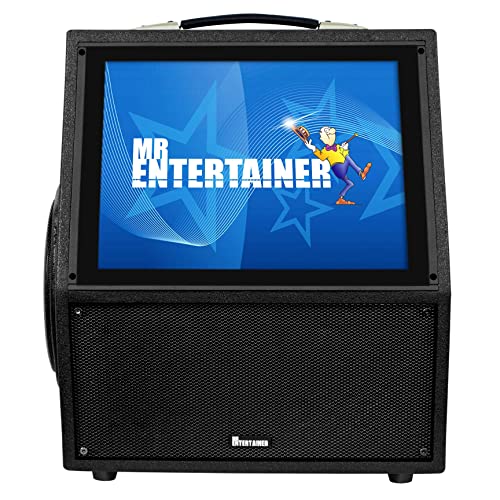 Portable Karaoke Machine with Touch Screen and 4 Wireless Microphones