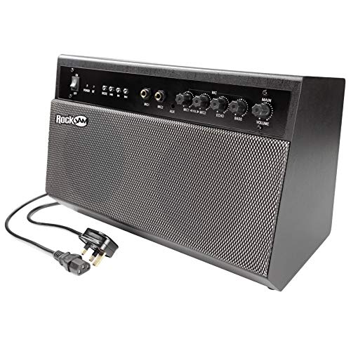 RockJam RJKSK-BK 100W Bluetooth Karaoke Machine & PA