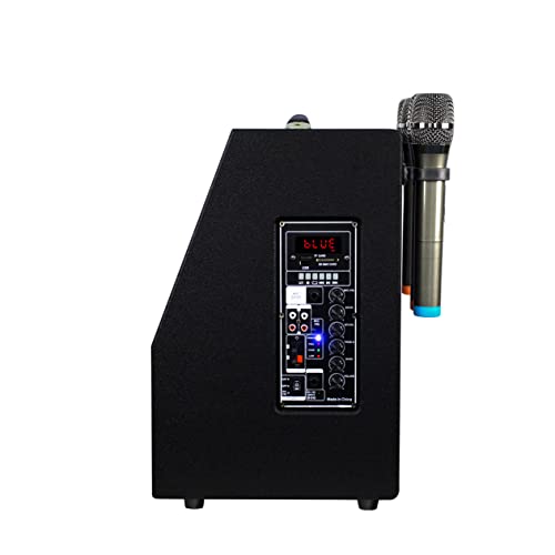 Portable Karaoke Machine with Touch Screen and 4 Wireless Microphones