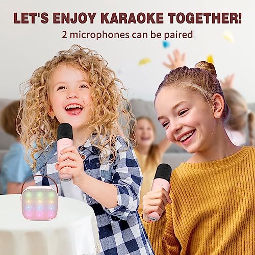 Ankuka Bluetooth Karaoke Machine with Wireless Microphones