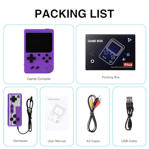 Retro Handheld Game Console, 500+ Classic Games