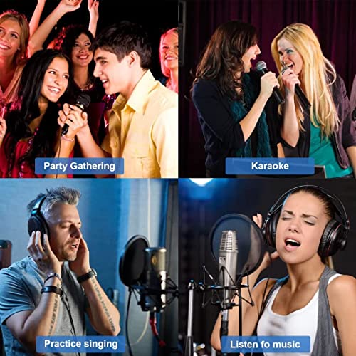 Wireless Karaoke Mixer, Dual Handheld Mic, HDMI Support