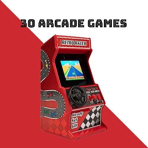 Handheld Arcade Racing Console with 30 Games