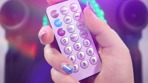 Vocal-Star Portable Karaoke Machine with Party Lights