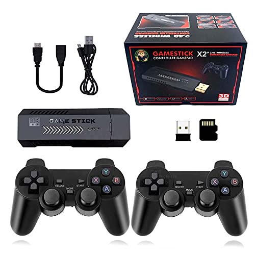 128GB Retro Games Console with Double Wireless Controllers