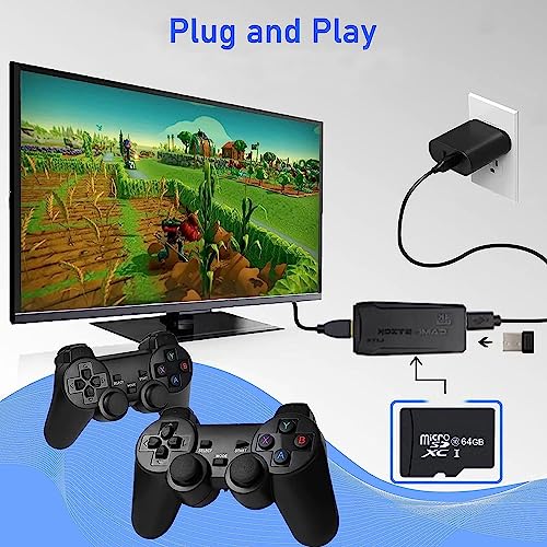 Retro Games Console: Dual 2.4g Controllers, 21000+ Games