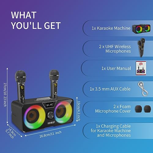Wireless Karaoke Machine - Fun for All Ages!
