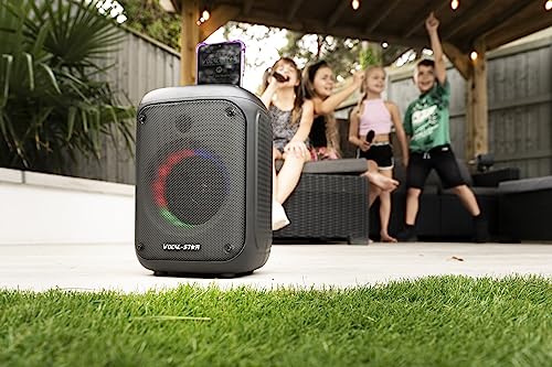 Vocal-Star Karaoke Machine: Wireless Mics, Bluetooth Speaker